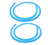 TOBBOMEY 2 Pièces Tuyau Arrivée Eau pour Machine à Rallonge Flexible Pe avec Embout Durable pour Évacuation Autres Applications