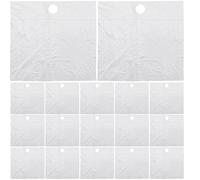 TOBBOMEY 20 pièces Attrape-poils Barbe Jetables pour Évier Accessoire Salle de Bain Transparent Protection Drain Anti-cheveux et Poils Multi-usage et Pratique