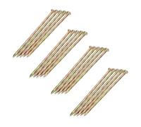 TOBBOMEY 20 pièces Clous Spirale pour Bordure Jardin Piquets Fixation Terre Ancrage Robuste pour Gazon Artificiel Menuiserie et Paillage