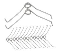 TOBBOMEY 20 pièces Lot de Ressorts Incurvés Gauche et Droit Acier Inoxydable pour Sécateurs de Jardin Remplacement Pratique et Ergonomique pour Coupe de Branches et Fruits