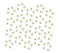 TOBBOMEY 20 Pièces Miniature Swim Rings PVC Décorations Transparentes pour Maison de Poupée Accessoires Miniatures pour Piscine et Aménagement Paysager