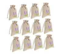 TOBBOMEY 20 pièces Sachets Vides Lavande Petit Sachet Parfumé avec Cordon Pochette Mousseline pour Bijoux Mariage Rangement Maison Bureau et Voiture