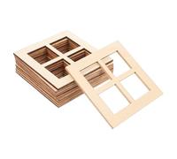 TOBBOMEY 20 pièces Scale Tiny House Decoration Reusable Lightweight Crafting Model Building Accessories