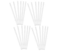TOBBOMEY 20 pièces Tubes Lumineux Transparent Plastique pour Protection Guirlande Lumineuse LED Éclairage Salle Bain Résistant à Eau pour Décorations Extérieures