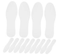 TOBBOMEY 20 Semelles Intérieures Jetables Fines Papier Respirant Absorbant Transpiration Coussinets Plantaires Découpables pour Chaussures Femme Homme