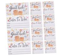 TOBBOMEY 200 pièces Billets de Loterie Vides avec Formulaire Inscription Préimprimé Tickets Numérotés pour Tirages Événements Loteries Raffles et Collecte Informations