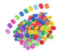 TOBBOMEY 200 Pièces Jeu De Cerveau Fournitures De Mathématiques pour L'École Primaire Compteurs De Mathématiques pour Enfants Fournitures De Mathématiques Élémentaires Outils