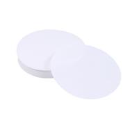 TOBBOMEY 200 pièces Papier Filtre Qualitatif Papier Filtre Disque à Débit Moyen pour Laboratoire Chimie Rétention des Particules Usage Expérimental et Séparation Précipitée