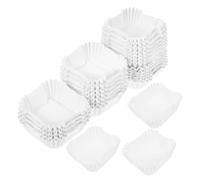 TOBBOMEY 2000 pièces Caissettes Pâtisserie Carrées Papier Anti-graisse pour Cupcakes et Muffins Papier Alimentaire Résistant Moyenne Jetables pour Fêtes et Cuisson