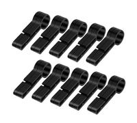 TOBBOMEY 20pièces Clip De Montage Antidérapant pour Casques De Sécurité Lot de Compatible Et Légers Installation Facile pour Lampes Frontales Construction Et Activités Extérieures