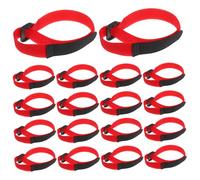 TOBBOMEY 24 pièces Sangles Nylon Réutilisables Réglables pour Gestion de Câbles Attaches Multi-usages Résistantes pour Tuyaux et Câbles Électriques Organiseur