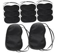 TOBBOMEY 24pièces Masque Yeux Sommeil Lot Pour Dormir Bandeau Nuit Confortable Élastiques Visage Hôtel Voyage Train