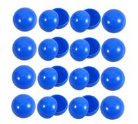 TOBBOMEY 25 Pièces Balle Tennis Table PVC Réutilisable Ouverte Loterie Légères pour Jeux Société Fête