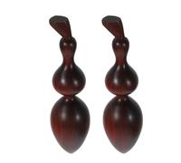 TOBBOMEY 2pièces Bâtons de Massage Bois pour Points de Déclenchement Masseurs de Réflexologie Outils de Beauté pour Auto-massage Facial et Relaxation du Corps