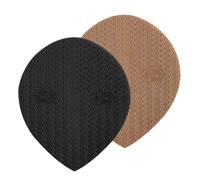 TOBBOMEY 2pièces Coussinets De Semelle Antidérapants Pour Chaussures Lot De Pour Talons Arrière Adaptables à Types De Chaussures Système De Réparation Flexible Et Pratique
