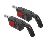 TOBBOMEY 2pièces Souffleur Air Pour Barbecue Électrique Portatif Allume-feu De Camping Soufflet De Feu Pour Cheminée