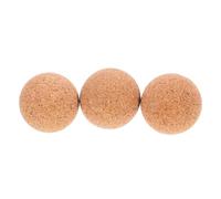 TOBBOMEY 3 pièces Balles de Football de Table Liège Bois Boules de Remplacement pour Jeu de Football Dintérieur Réglementaire