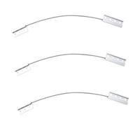 TOBBOMEY 3 Pièces Dispositif Chute pour Fenêtre Acier Inoxydable Câble de Sécurité Résistant Limiter de Fenêtre pour Portes Aluminium