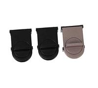 TOBBOMEY 3 Pièces Verrou de Fenêtre Aluminium Robuste Limiteur de Sécurité Coulissant Arrachement Bloqueur de Fenêtre sans Perçage pour Protection Familiale
