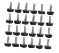 TOBBOMEY 30 pièces Lot de Meuble Réglables Filetage Cales pour Nivellement de Tables et Chaises Protection Sol Anti-Bruit et Antidérapante Base PP Lisse sans Bavure Ajustement Hauteur