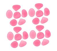 TOBBOMEY 300 Pièces Luminous Garden Pebbles Glow In The Dark Resin Stones For Aquarium Pathway And Bonsai Decoration Safe For Fish And Outdoor Use