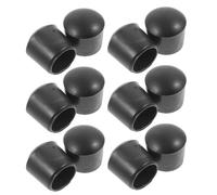 TOBBOMEY 32 pièces Embouts de Protection Plastique pour Tiges Foot Bouchons de Sécurité Durables pour Tables de Football de Table Accessoires Protecteurs pour Tiges Robustes