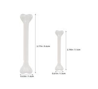 TOBBOMEY 36 pièces Ossements Miniatures Plastique Blancs pour Décoration Halloween Accessoires Artisanat DIY et Fête Squelette Petits Os Factices pour Ambiance Effrayante et Créations