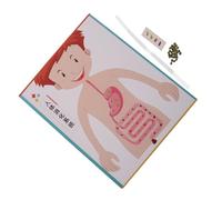 TOBBOMEY 4 Ensembles modèle système digestif Outils de modèle d'enseignement Bricolage Jouets pour Enfants Science Toys Plastique
