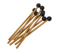 TOBBOMEY 4 Paires Maillets de Marimba Baguettes de Percussion pour Xylophone et Tambour Accessoires de Musique pour Enseignement Musical et Performances