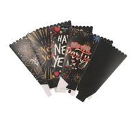 TOBBOMEY 4 Pièces Boîtes Popcorn Décoratives Papier Conteneurs Snacks et Frites pour Soirée Cinéma et Fête Boîtes Popcorn Légères et Réutilisables Emballage Pratique pour Bonbons et