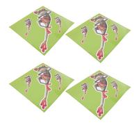 TOBBOMEY 4 pièces Lot de Autocollants Drôles Grenouilles Décorations Voiture Étanches pour Fenêtres et Carrosseries Stickers Personnalisés pour Femmes Protection Anti-rayures