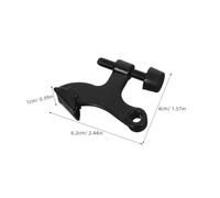 TOBBOMEY 4 Pièces Lot de Butées de Porte Robustes à Charnière Réglables Alliage de Zinc Butoirs Supérieurs avec Design K pour Stabilité Renforcée et Protection Rouille