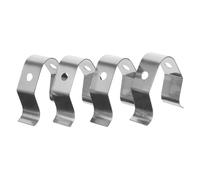 TOBBOMEY 4 Pièces Lot de Pinces Thermomètre Inox pour Barbecue et Cuisine Support Stable et pour de Température Accessoires Pratiques pour Pot et Cuisson Précise