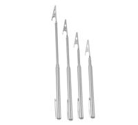 TOBBOMEY 4 Pièces Pinces Rétractables Inoxydable Agrafe Clips Serrer Extension Ajustable Alligator Pince Crocodile Electrique à Clip
