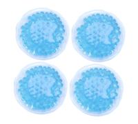 TOBBOMEY 4 pièces Poches de Gel Réutilisables Bleu pour Thérapie Froid Chaud Sein et Récupération