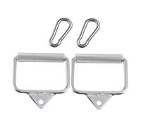 TOBBOMEY 4 pièces Poignées de Tirage D-Handle avec Crochets Poignées Antidérapantes pour Station Musculation et Entraînement Gym