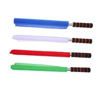 TOBBOMEY 4 Pièces Signal Flags For Volleyball Referees With Sponge Covered Non Slip Handle Lightweight Referee Equipment For Soccer Matches