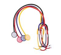 TOBBOMEY 4 Pièces Stéthoscope pour Garçon Fille Plastique Accessoire Infirmière pour Jeu de Rôle Éducatif et Développement Motricité Fine