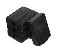 TOBBOMEY 4 Pièces Weatherproof Plastic Electrical Junction Box Wall-mounted Enclosure For Vibration And Moisture Protection Easy Installation For Outdoor Wiring