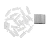 TOBBOMEY 40 Pièces Kit de Réparation pour Volets Plantation Broches et Agrafes pour Lames Accessoires de Remplacement Universels pour Volets Réparation Facile et Rapide