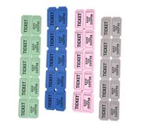 TOBBOMEY 400 pièces Lot de Billets Colorés pour Jeux et Fêtes Tickets Événements Résistant Petits et Pratiques pour Carnaval Centre Activités et Écoles