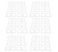 TOBBOMEY 400 Porte-Monnaie en Papier Carton Assortiment 8 Tailles 50 Pcs par Taille pour Rangement Pièces de Monnaie Collection, Organisateur et Conteneur Pièces Adapté Collectionneurs