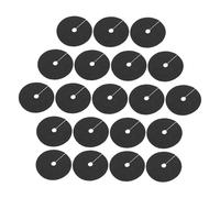 TOBBOMEY 40pièces Lot de Anneaux Paillage Non Tissé De Extérieur pour Arbres Toile De Contrôle des Mauvaises Herbes Tissu Anti-Herbe Respirant Et Résistant pour Espaces Verts Et Cultures