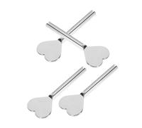 TOBBOMEY 4pièces Distributeurs De Dentifrice Presse-tube Forme De Cœur Lot De Pince à Dentifrice Pour Tube