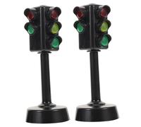 TOBBOMEY 5 Pièces Feu de Circulation Garçon Fille avec Sons et Lumières Signal Routier Interactif pour Apprentissage Sécurité Modèle pour Jeu Éducatif Maternelle