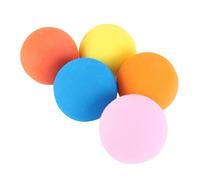 TOBBOMEY 5 Pièces Lot de Balles Entraînement Golf Élastiques Souples Durables pour Usage Intérieur Légères et Sûres pour Garçon Fille et Animaux