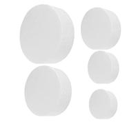 TOBBOMEY 5 pièces Moule Gâteau Rond Mousse Modèles Réutilisables pour Décoration et Pratique Supports Légers pour Présentations et Entraînement Pâtisserie