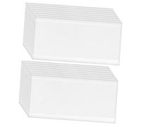 TOBBOMEY 50 pièces Sacs PVA Solubles pour Appâts Petit Format Résistants et Dissolvants Rapides Accessoires de Polyvalents pour Eau Douce et Salée Lot de Compactes