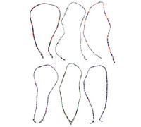 TOBBOMEY 6 pièces Cordon à Lunettes Élastique Antidérapant pour Sport et Quotidien Sangles Multicolores pour Soleil Accessoires Pratiques pour Adultes et Garçon Fille
