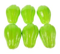 TOBBOMEY 6 Pièces Fruits artificiels réalistes en Forme de Main de Bouddha pour décoration Maison Cuisine Accessoires Photographie et Exposition